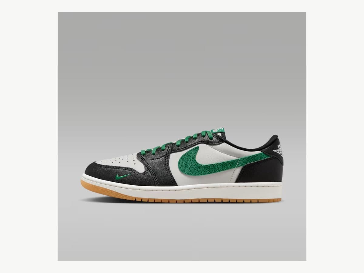 Air Jordan 1 Retro Low OG "Phantom and Pine Green" Men's Shoes