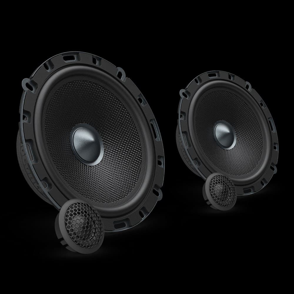 AudioControl A65CS2 Altitude Series 6.5" Component Speakers with 1" Tweeters, 100W RMS, (Pair)